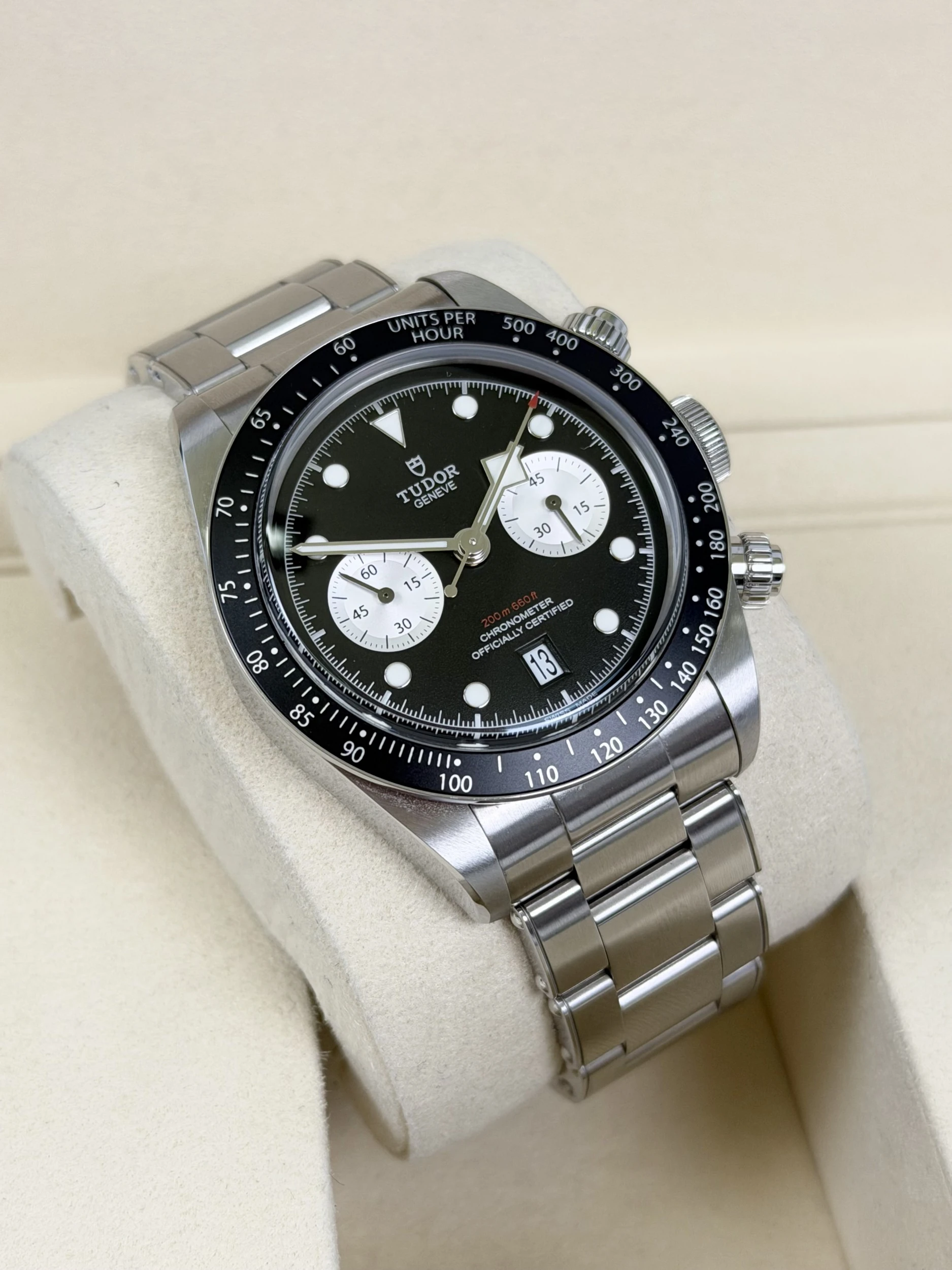 2023 Tudor Black Bay Chrono 41mm Stainless Steel 79360N Black dial