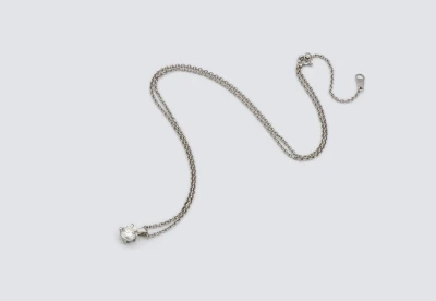 Platinum 0.65ct Diamond Pendant Necklace