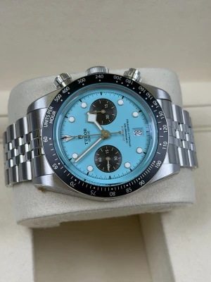 2025 Tudor Black Bay Chrono 41mm Stainless Steel 79360n "Flamingo Blue"