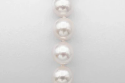 18ct White Gold Akoya Pearl and Diamond Necklace