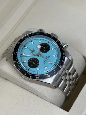2025 Tudor Black Bay Chrono 41mm Stainless Steel 79360n "Flamingo Blue"