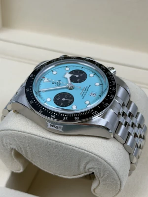 2025 Tudor Black Bay Chrono 41mm Stainless Steel 79360n "Flamingo Blue"